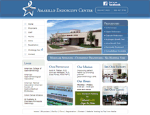 Tablet Screenshot of amarilloendoscopy.com